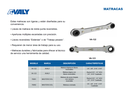 Matraca Reversible de 1/4", 3/8", 3/16" y 5/16" - AVALY