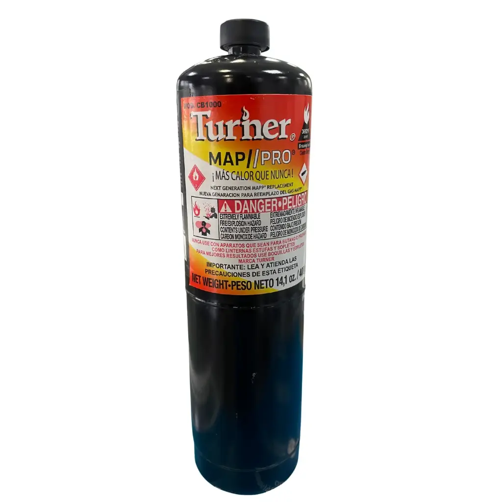 [HERTANBAR-CB1000] Tanque de gas Turner Negro CB-1000 - BARRETO