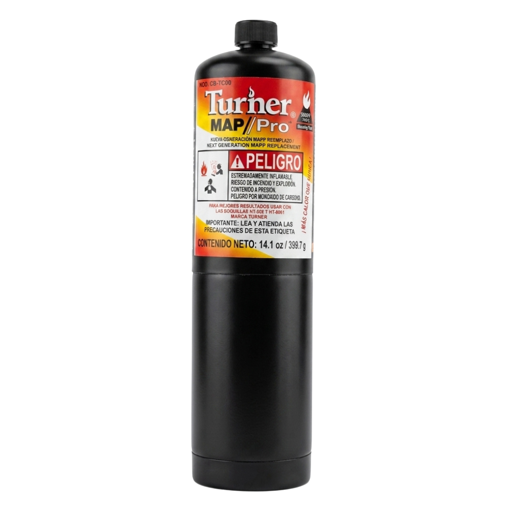 [HERTANBAR-CB1000] Tanque de gas Turner Negro CB-1000 - BARRETO