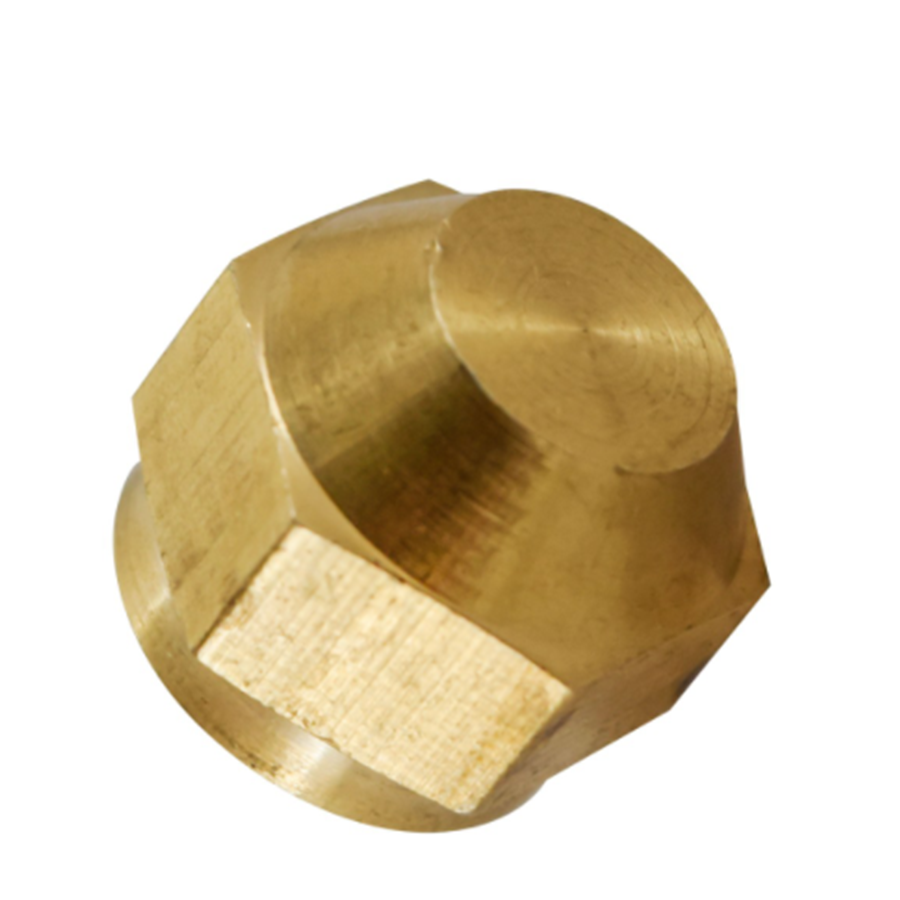 Tapón de bronce hembra 1/4 flare con Orring