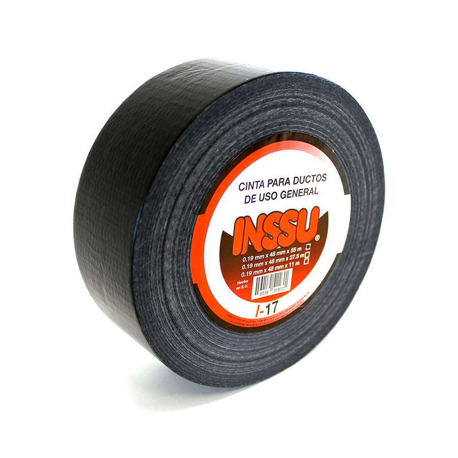 Cinta para ducto negra ( 815152112 ) 19 Mm X 4 X 55 Mts