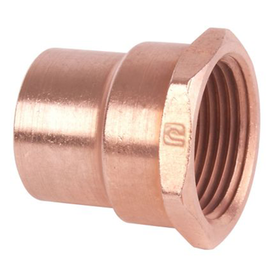 Conector de cobre con cuerda interior 7/8