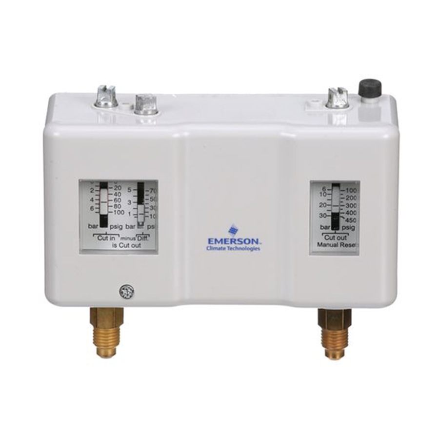 Presostato Dual con Capilar (PCN 099006) - COPELAND 