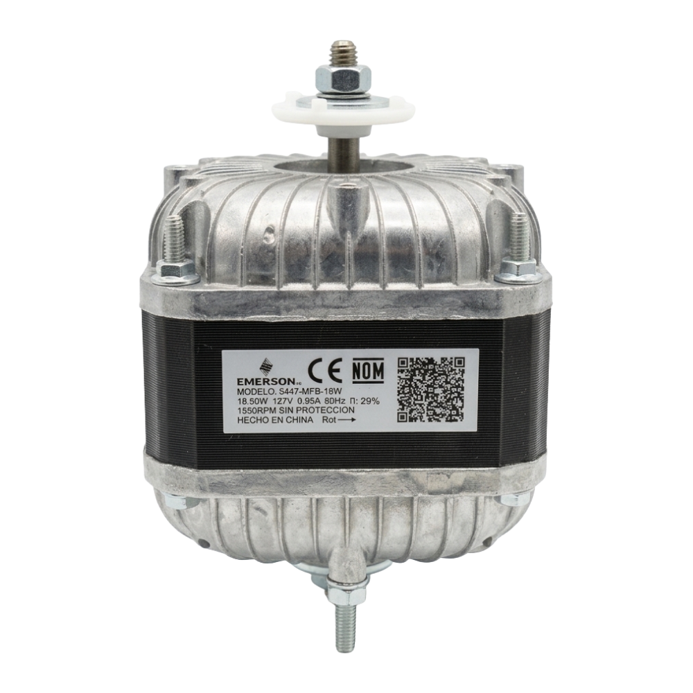[MOTEMEMFB18W] Motor de 1/40 HP con Balero 18W 127 V  CCWSE- COPELAND 