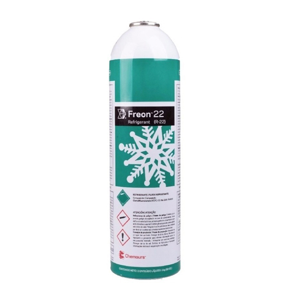 Lata de Refrigerante R22 de 1 kg - FREON