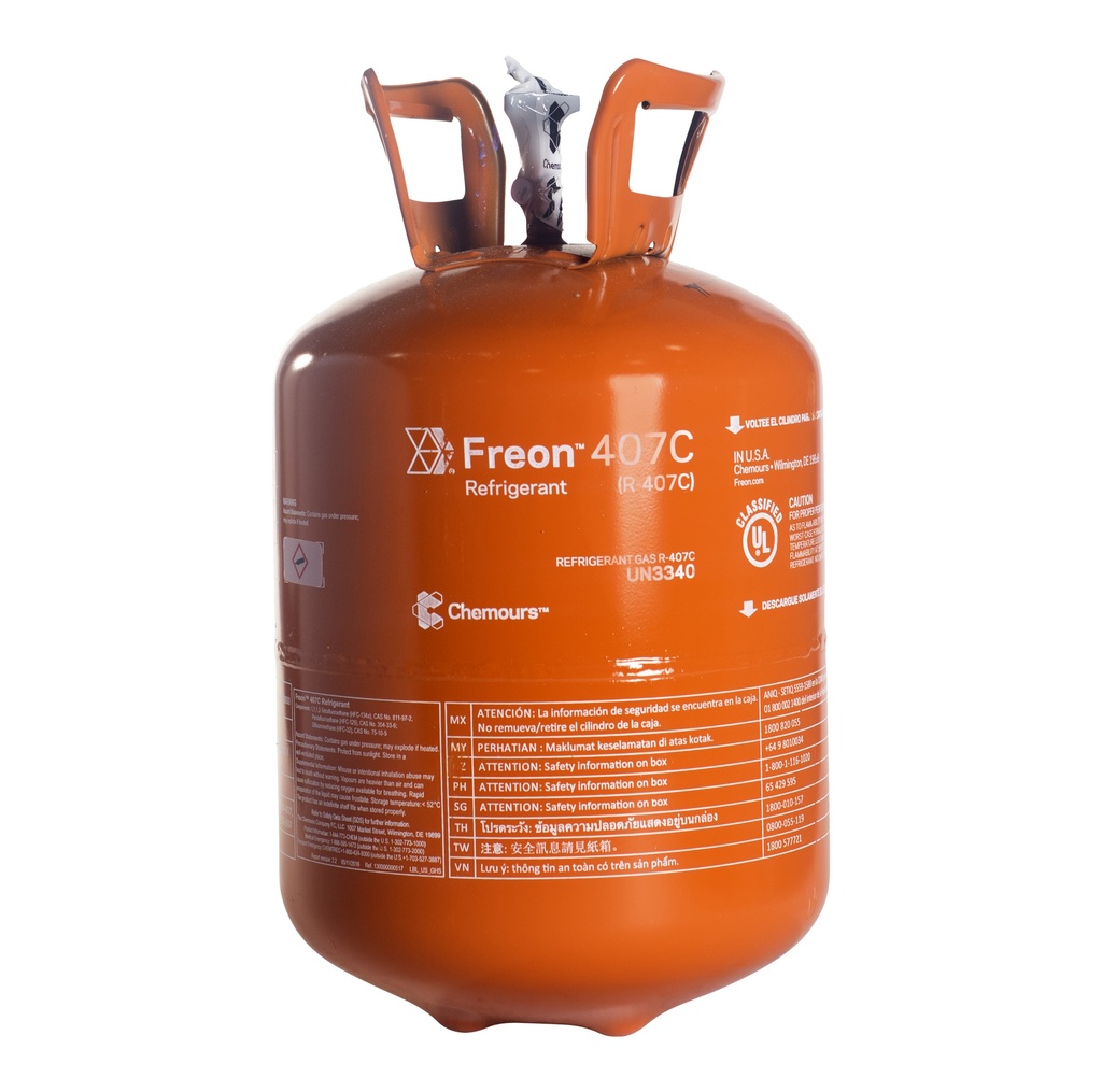Boya de Refrigerante 407C de 11.35 kg - FREON