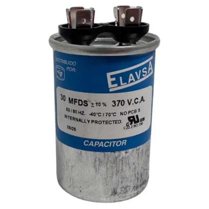 Capacitor de trabajo 30 MFD 370V - KRONA