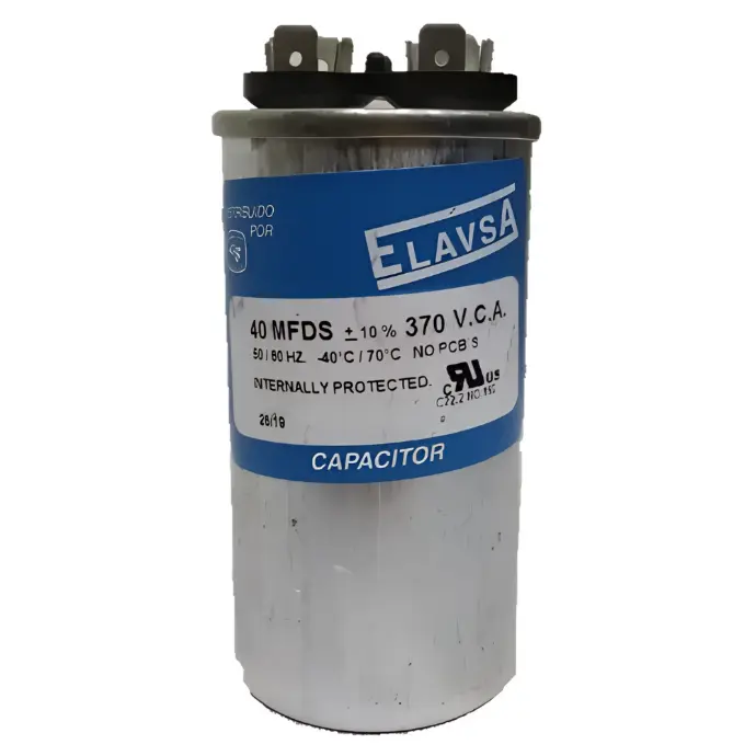 Capacitor de trabajo 40 MFD 370V - KRONA