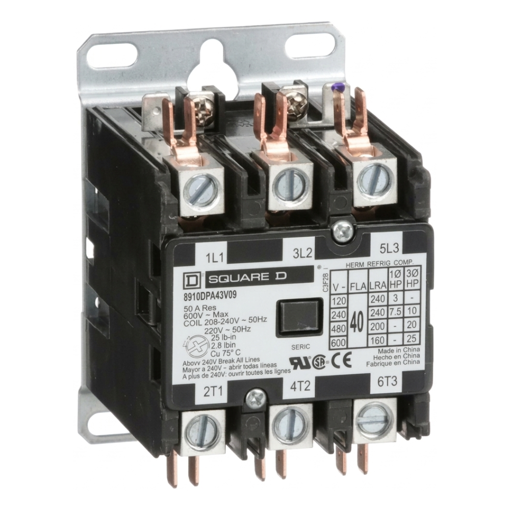  SQUARD CONTACTOR 3 POLOS 220V 40A 3 POLOS