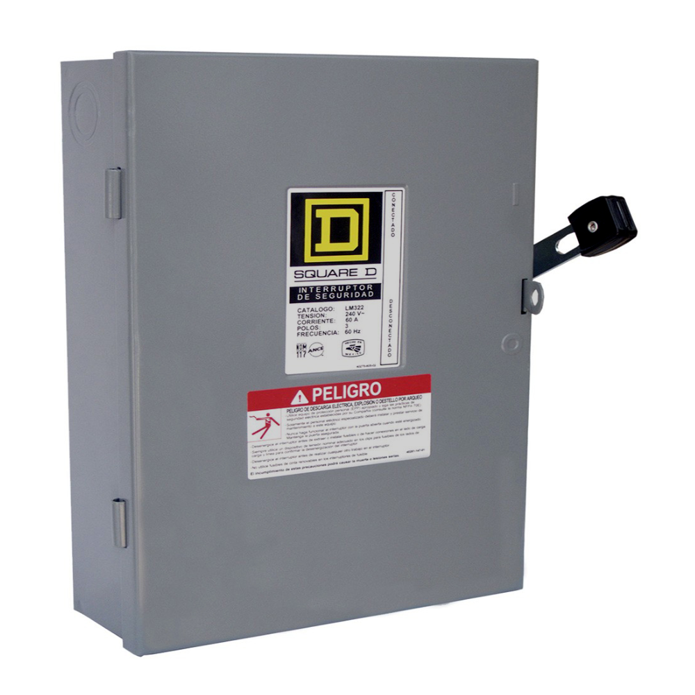 SQUARD 60 A 110 VOLTS 3 POLOS