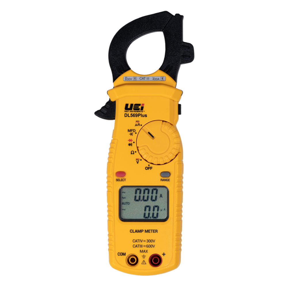 UEI AMPERIMETRO GANCHO AC 400A RES 40 kΩ 750V CA/1000 V CC