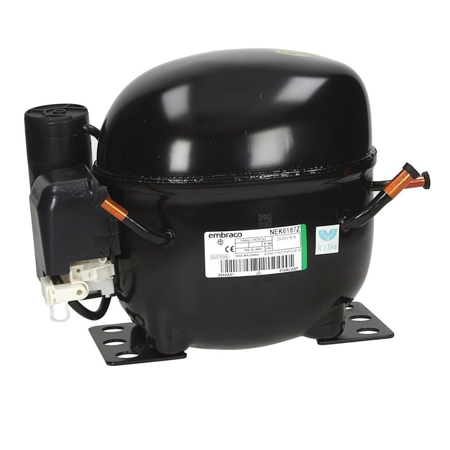 [COMEMBEMR100HLC] Compresor para R134A de 1/3 HP 115v - EMBRACO L/MBP