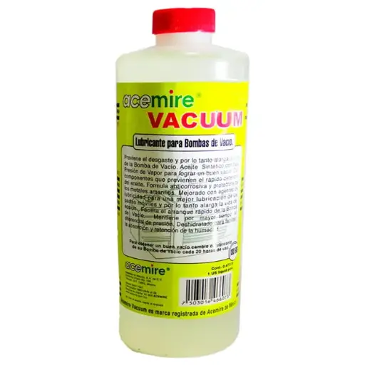 [ACEACEBOMBA12] Aceite para bomba vacuum 1/2 Litro - ACEMIRE 