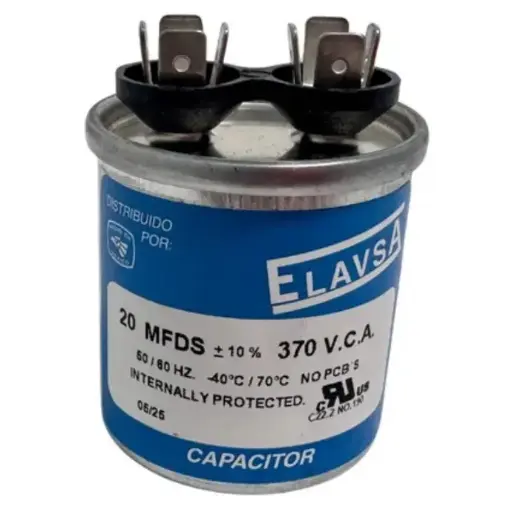 [CAPKRO20370] Capacitor de trabajo 20 MFD 370V - ELAVSA